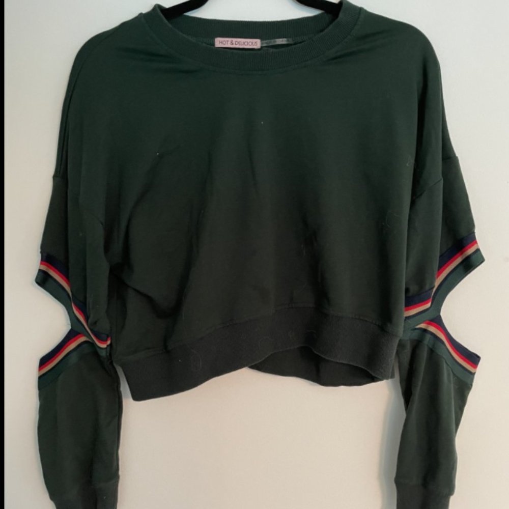 Hot & Delicious Elbow Patch Top